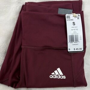 Adidas Women's Maroon Leggings